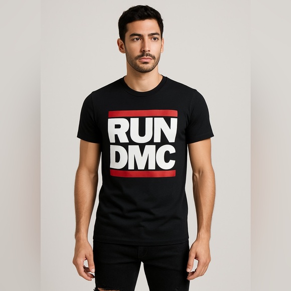 NWOT Run DMC Official Logo T-Shirt Black, Size XXL - Picture 2 of 6